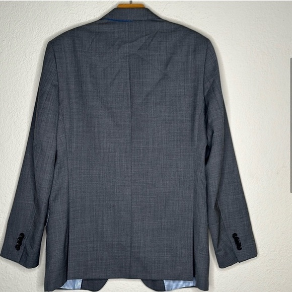 Banana Republic Wool Oversized Blazer In Gray Size Large - Picture 3 of 9